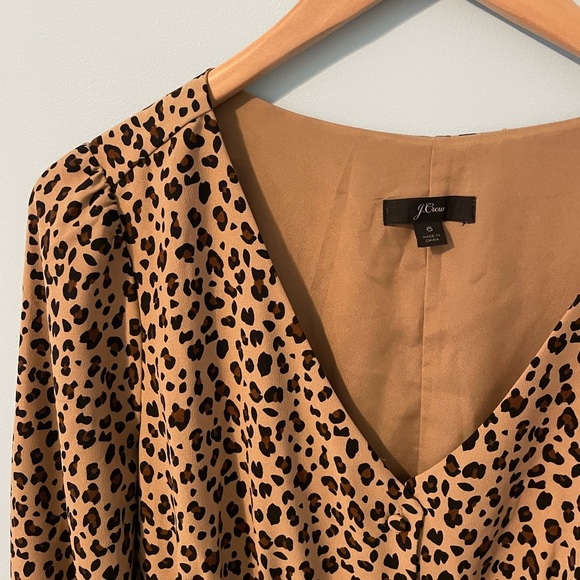 Jcrew midi cheetah print dress - Picture 5 of 6
